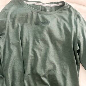 Aeropostale Aero Sport Green Long Sleeve Tee